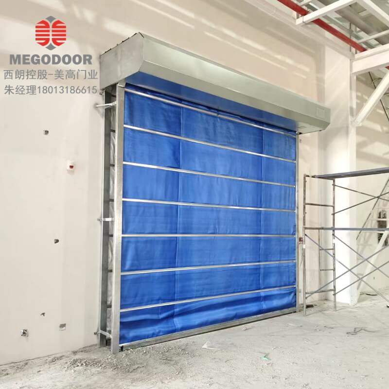 防火卷簾門和快速卷簾門一起裝可以嗎插圖1 無(wú)機(jī)布防火門